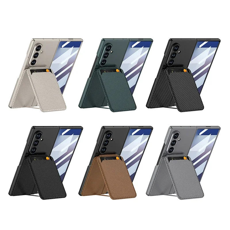 

Чехол для Samsung Galaxy Z Fold 7 6, чехол для Magsafe, беспроводной зарядный экран, стеклянный держатель для карт, чехол для Galaxy Z Fold7, чехол