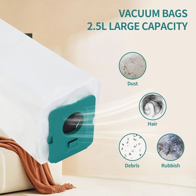 Vacuum Cleaner Bags For Samsung Bespoke Jet VCA-ADB95, Replacement Filter Bag Set, Disposable Replacement Bags