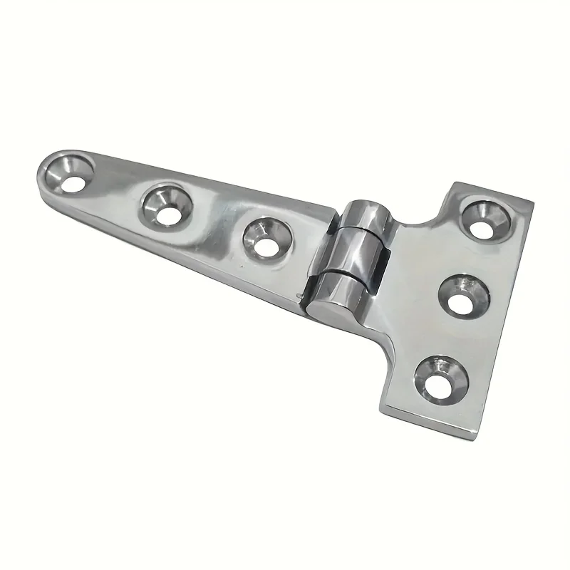 2 Stück Hochbelastbares T-Scharnier aus 316 Edelstahl in Marinequalität, Guss-Scharnier für Tür und Luke, Bootszubehör – Detail 4