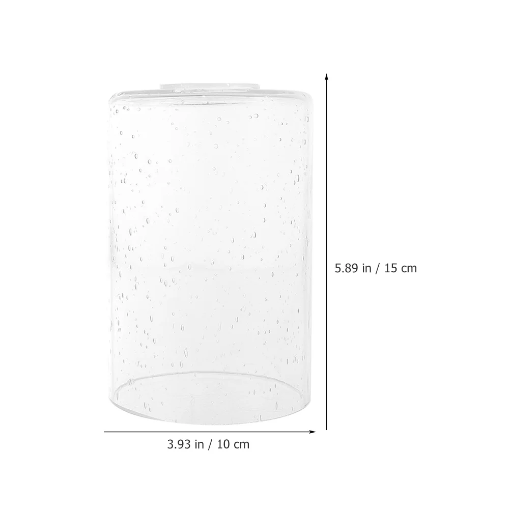 

2 шт. стеклянный абажур цилиндр пузырьковый светильник крышка современный простой дизайн для спальни гостиная люстра подвеска