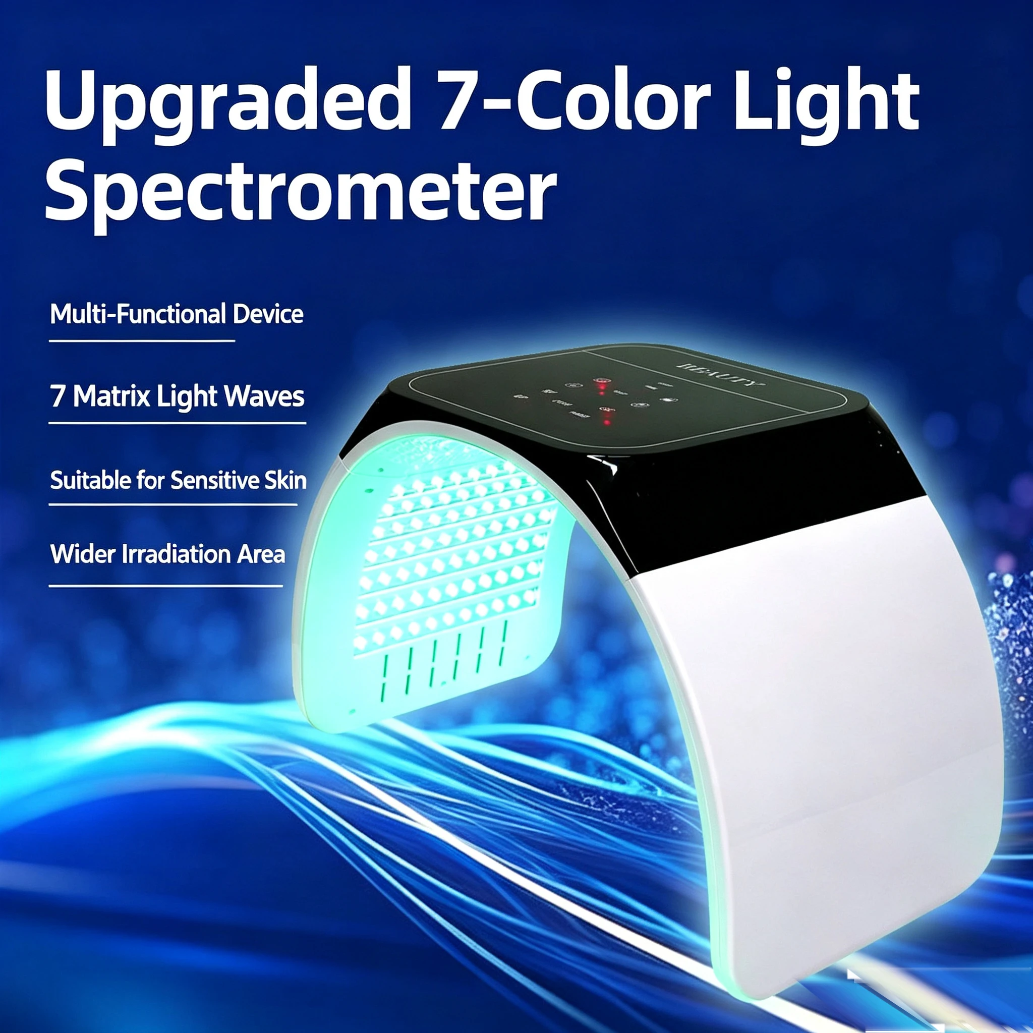 New Colorful Spectral Beauty Folding Spectrometer Photon Rejuvenation and Firming Skin Beauty Salon