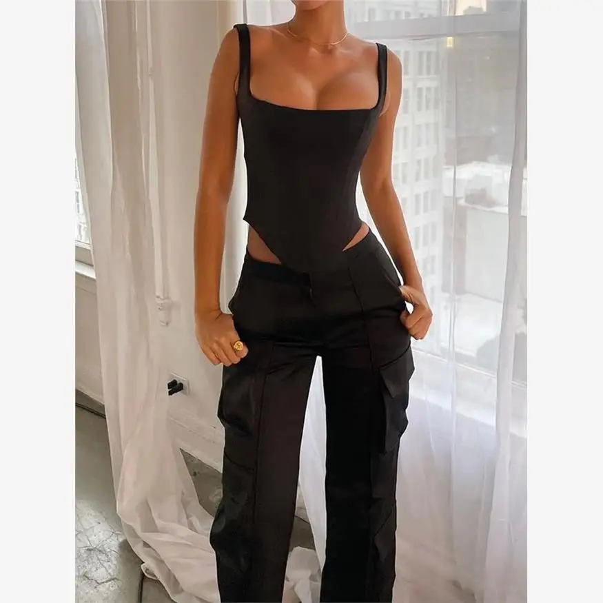 

Женский укороченный топ-корсет Bla Csole из хлопка и полиэстера с круглым вырезом и логотипом, зимний свитшот