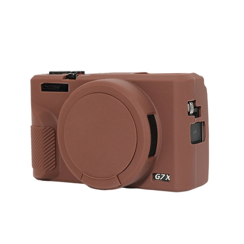 

For Canon G7X3 G7X MarkIII Camera Silicone Case G7XIII Protective Soft Case Photography Camera bag + free tempered film
