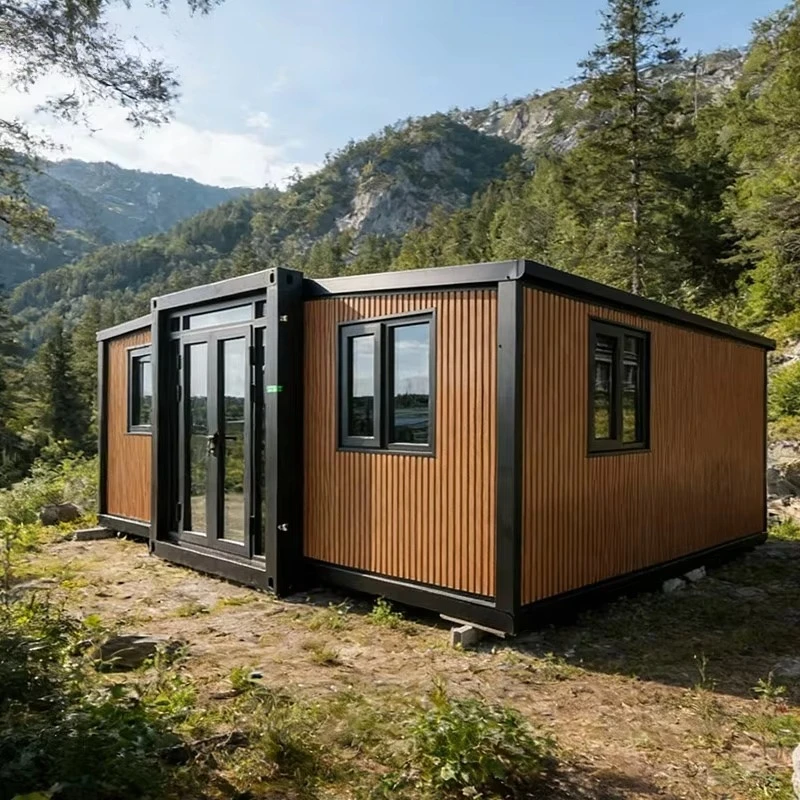 Quick Assembly Custom 20ft Expandable Container House Portable Modular Tiny Home for Garden Work‑Office Market Kiosk