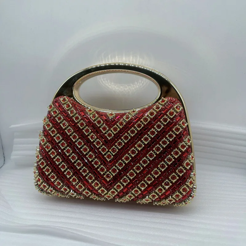 

Вечерняя сумка со стразами для женщин, клатч с верхней ручкой, блестящая сумка с бриллиантами для свадебной вечеринки, кошелек, изысканные женские сумки на плечо