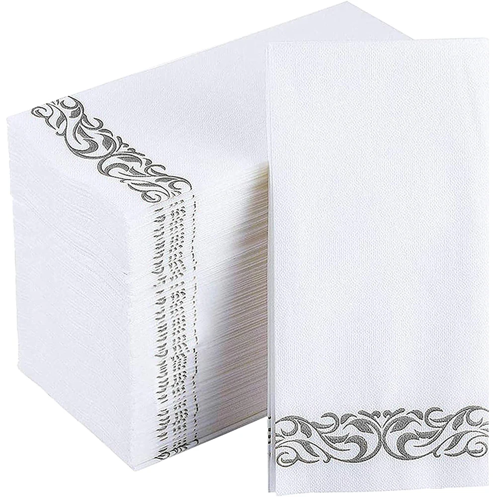 

25 Disposable Napkins Soft to the Touch and Absorbent Paper Napkin Disposable Towels are Used in Bathrooms Weddings Parties