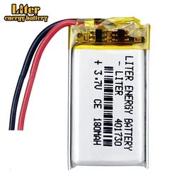 Najlepsza bateria marki rozmiar 401730 3.7V 170mah bateria litowo-polimerowa z płyta ochronna dla MP3 MP4 MP5 GPS produkty cyfrowe Fr
