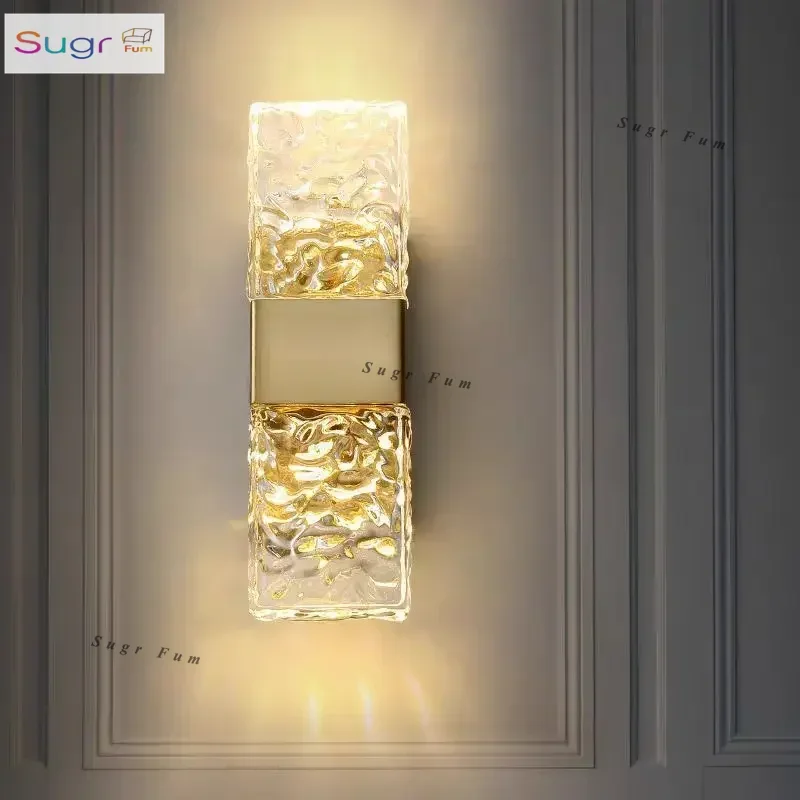 

Zhongshan bedroom bedside lamp wall lamp modern light luxury TV background wall corridor creative atmosphere sense high-end wall