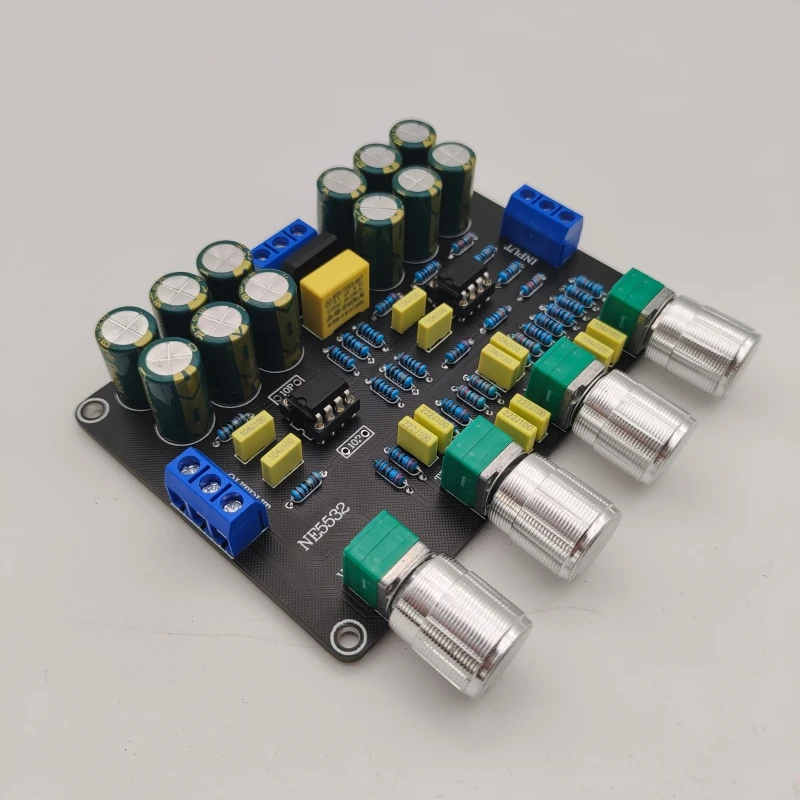 Front amplifier tuning board, high, medium, and low frequency adjustment three frequency equalization board, front board