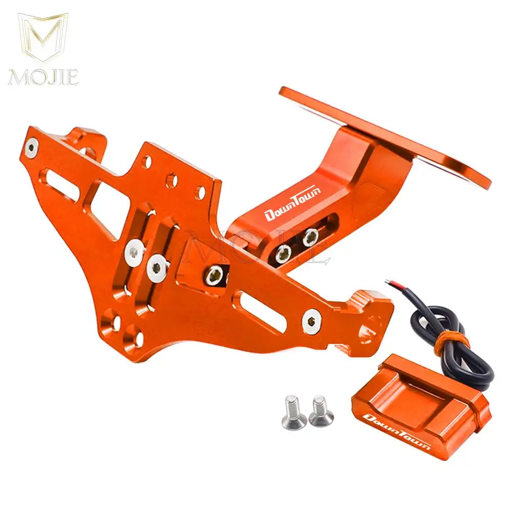 License Plate Holder Bracket LED Light Handlebar Grips Ends For KYMCO DOWNTOWN 125 125i 200i 250i 300i 350i 350GT 2009-2023 2024 - view 3