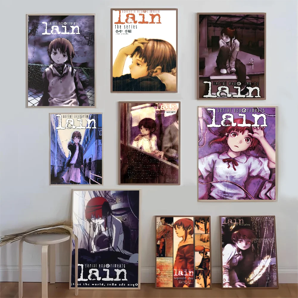 

Serial Experiments Lain Anime Good Quality Prints And Posters Vintage Room Bar Cafe Decor Home Decor