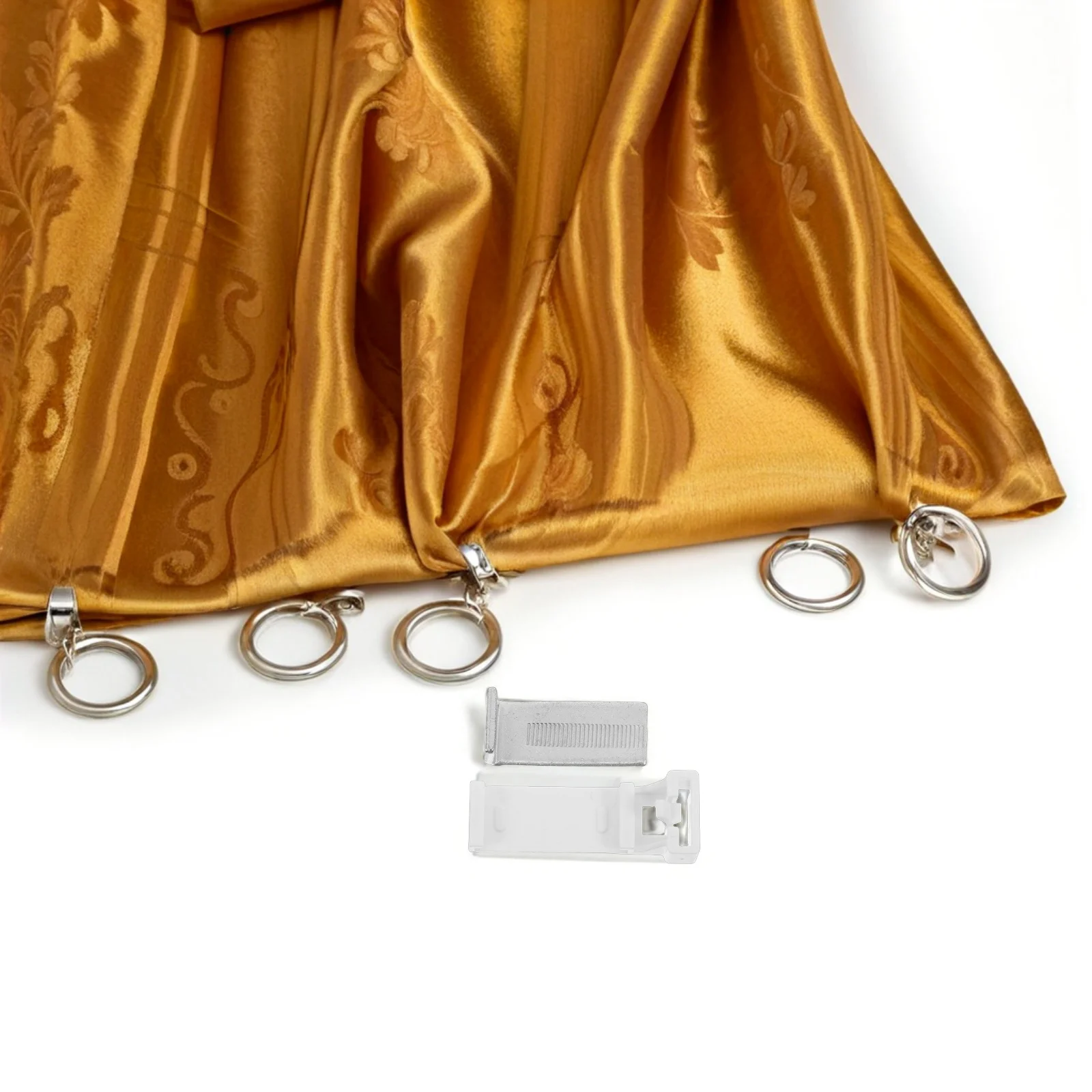 

6pcs Curtain Clamps Adhesive Brackets Roller Blind Accessories Plastic Rack for Window Shades Mount Hardware Double Roller