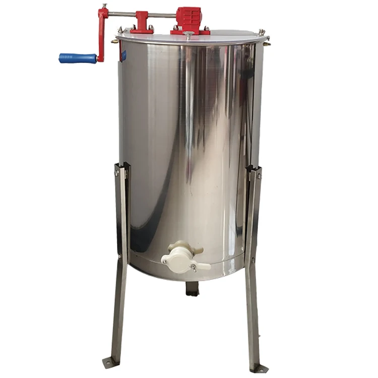 Hot Sale 4 Frames Manual Honey Extractor Centrifuge Machine for Beekeeping and Honey Processing