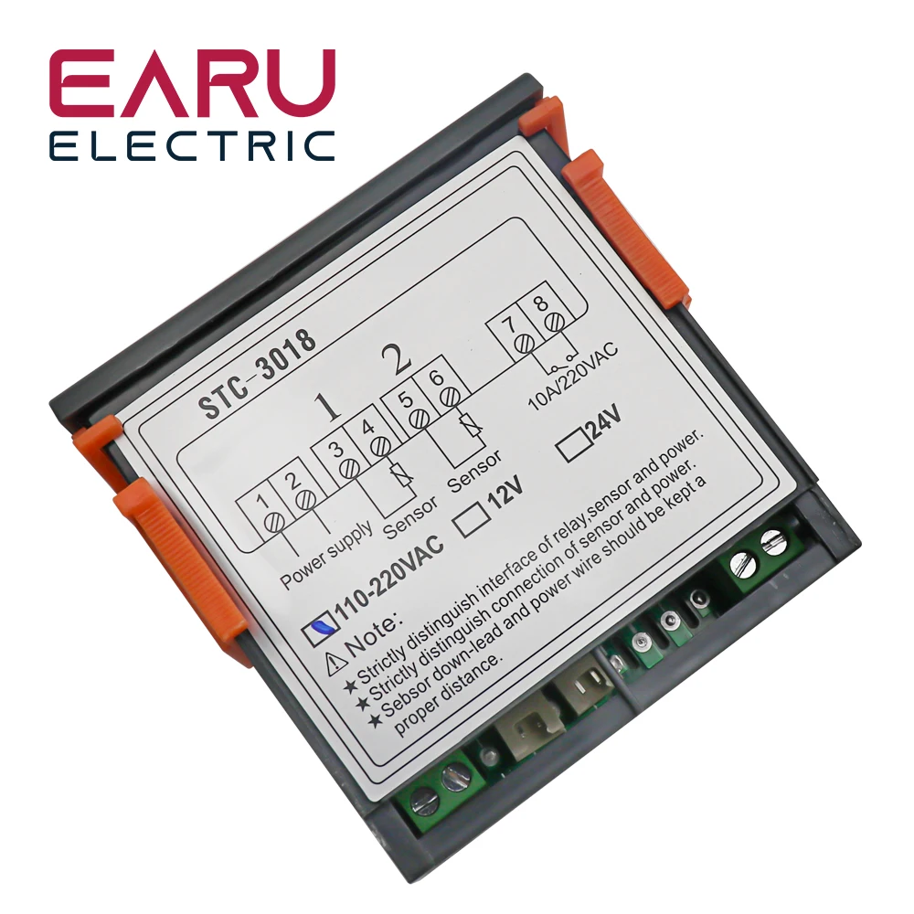 STC-1000 STC-3008 STC-3018 STC-3028 LED Digital Temperature Controller Thermostat Thermoregulator Incubator 12V 24V 110V 220V