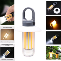 LED Camping Lantern Rechargeable Portable Flashlight Work Light 5 Modes Hanging Tent Lamp 8 Light Filaments Outdoor