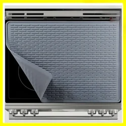 Large Silicone Stove Mat Kitchen Drain Top Cover Multifunctional Induction Stove Protective Mat