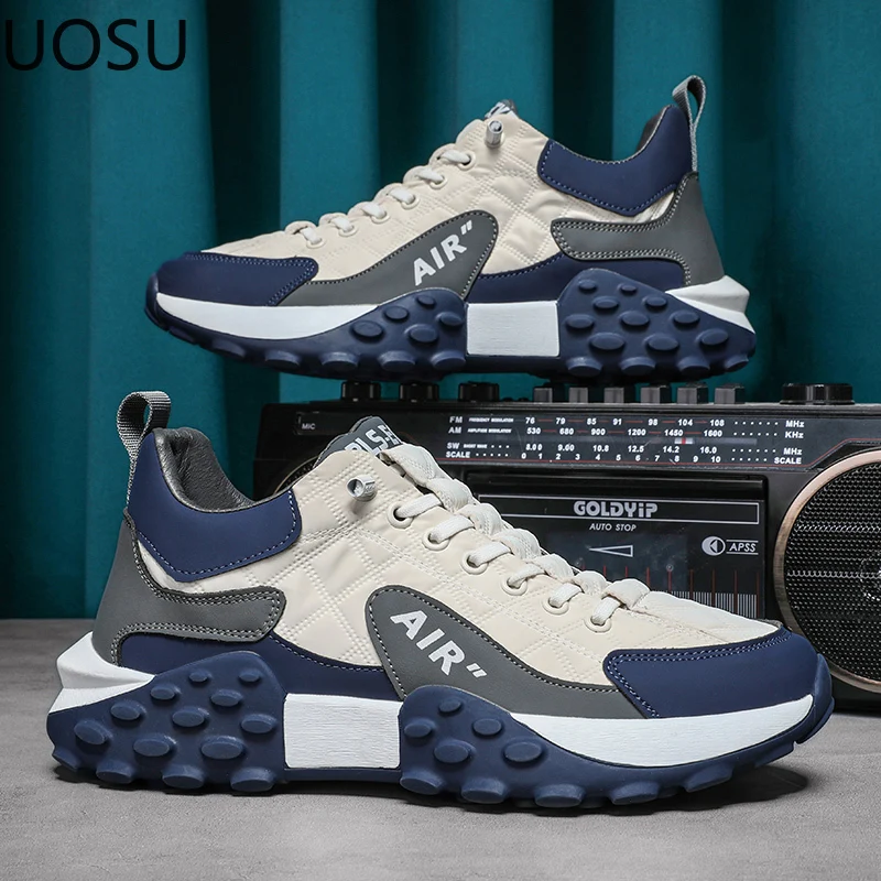 UOSU-zapatillas de deporte para hombre, zapatos deportivos bonitos y modernos, elegantes e informales, de alta calidad, populares, nuevo estilo