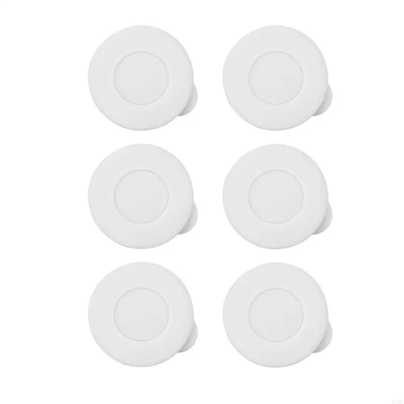 F92F 6pcs Coperchio tenuta in bottiglia vetro per sigillatura a perdite e conservazione freschezza