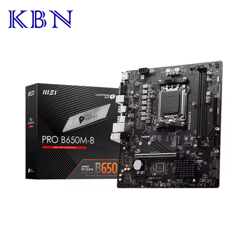 MSI New PRO B650M-B AMD B650 Supports 96GB AMD Ryzen โข 7000 8000 Series motherboard Socket AM5