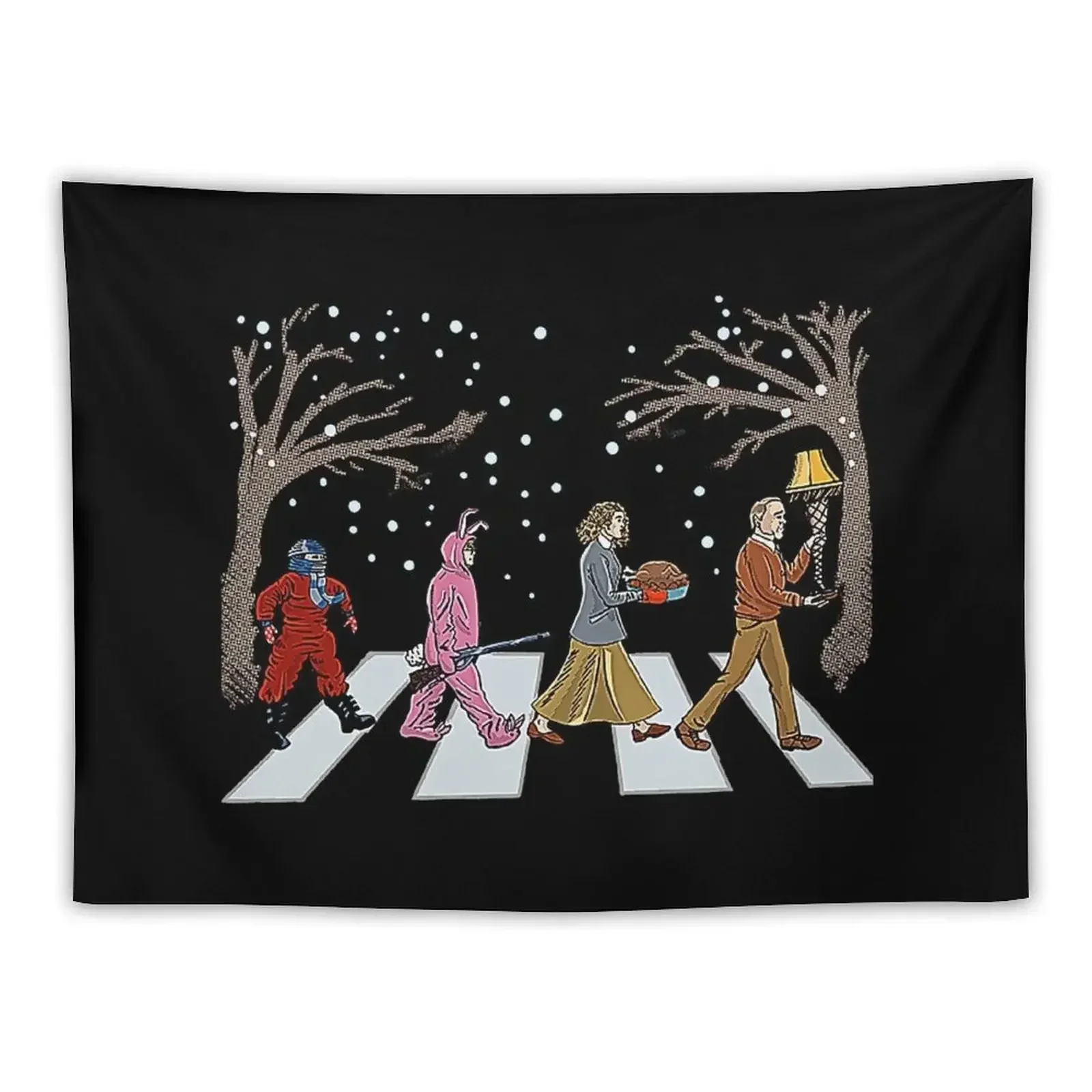 A Christmas Story Road T-Shirt Tapestry Room Decoration Accessories House Decorations Tapestry