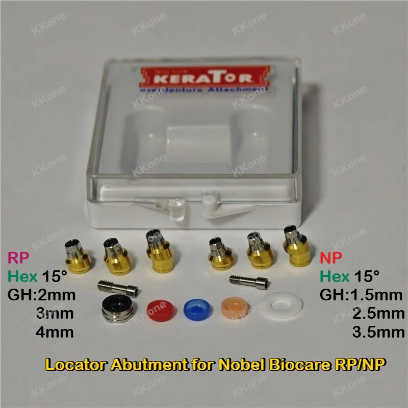 

Один комплект 15. ° Угловая абата стоматологического локатора для Nobel Biocare — аксессуар для стоматологической клиники из титанового сплава медицинского класса