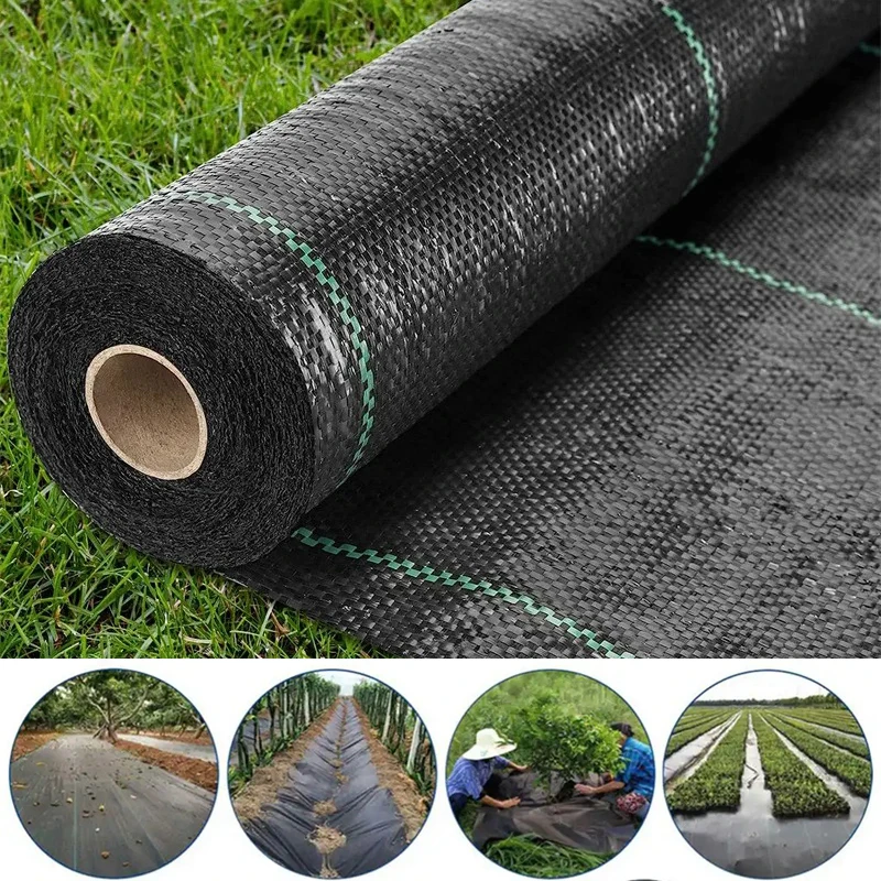 Hi-quality Straw Proof Cloth PP UV Proof Farm Greenhouse Garden Weed Control Mat Anti Grass Gound Cover Weed Barrier Fabric