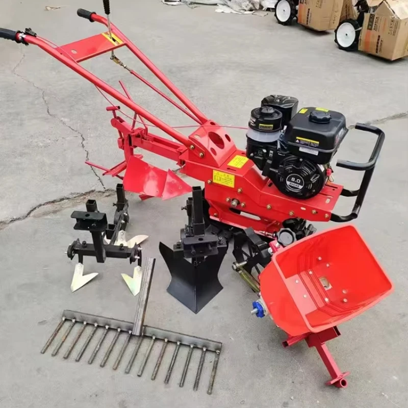 

Mini multifunctional tiller walking agricultural tractor agricultural tiller