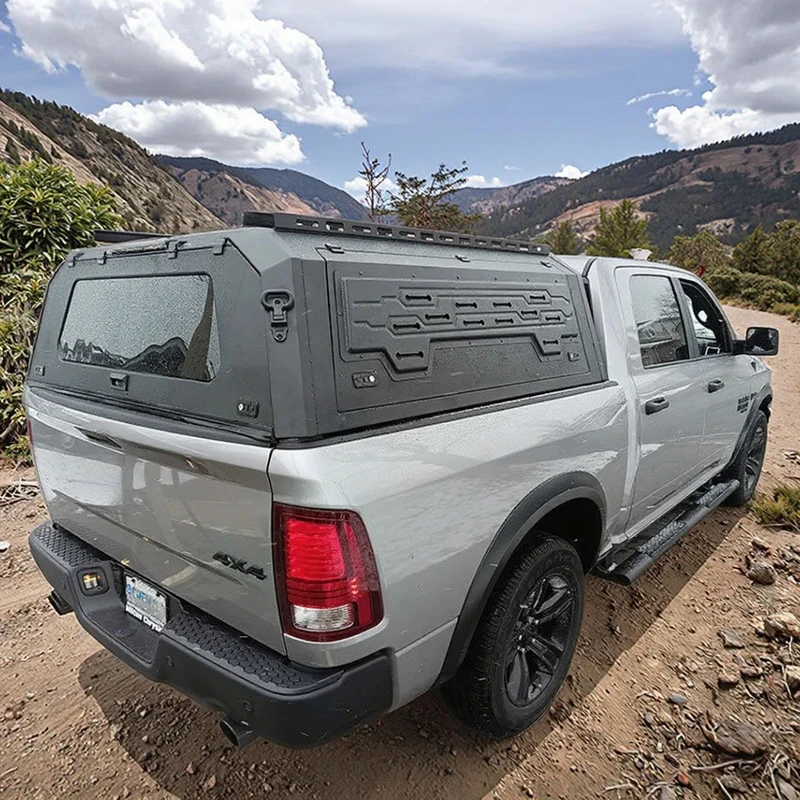 

Ram Off-Road Pickup Hardtop Side Cases High Quality Waterproof Truck Roof Canopy Aluminum Alloy Foldle Tonneau Cover