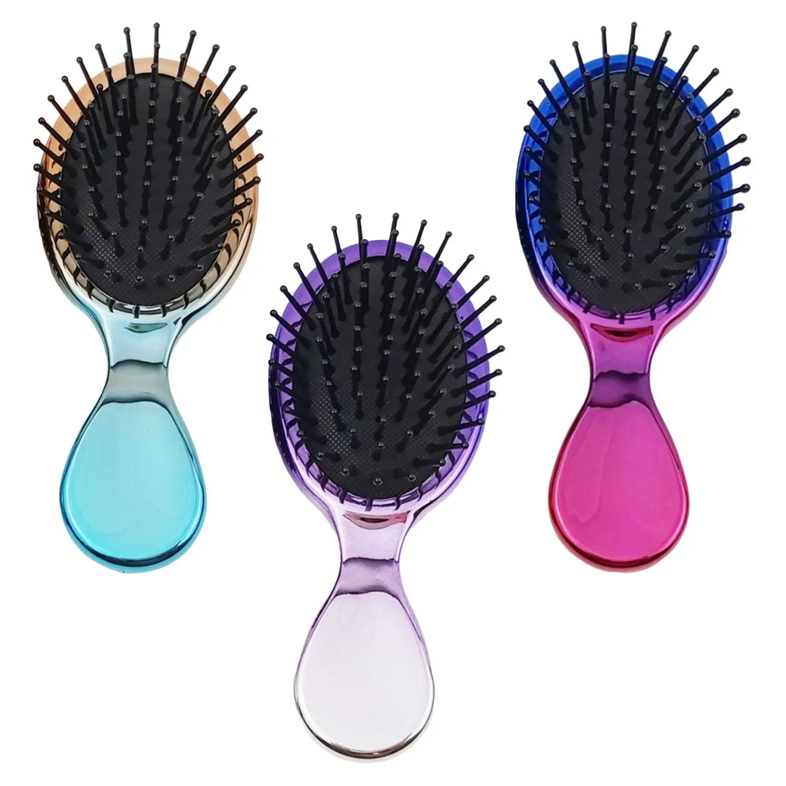 Peigne et poignée de brosse de coiffage pour hommes, anti-peigne pour le support des cheveux