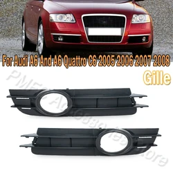 Front Fog Lamp Cover Frame Front Fog Light Gille For Audi A6 And A6 Quattro C6 2005 2006 2007 2008 For Car 4F0807682A 4F0807681A