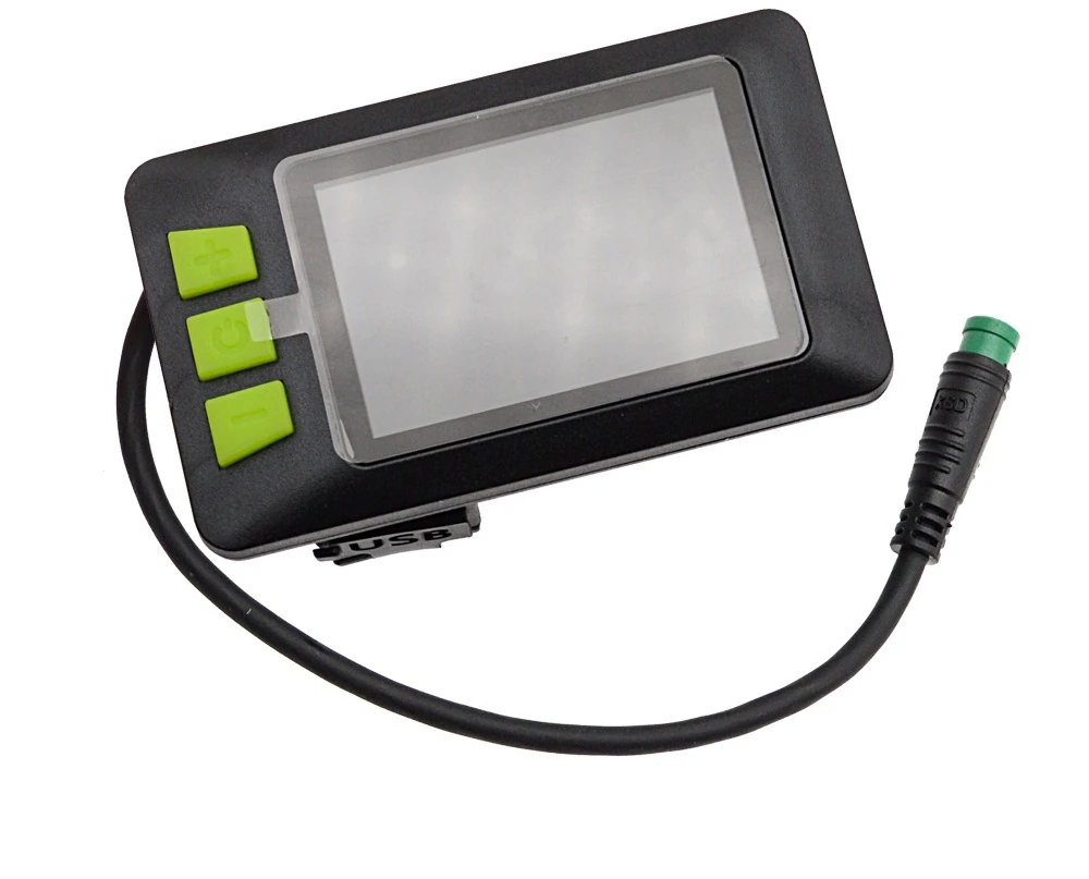 USB 5 Pin Color LCD Display E-Bike Scooter Speed Monitor