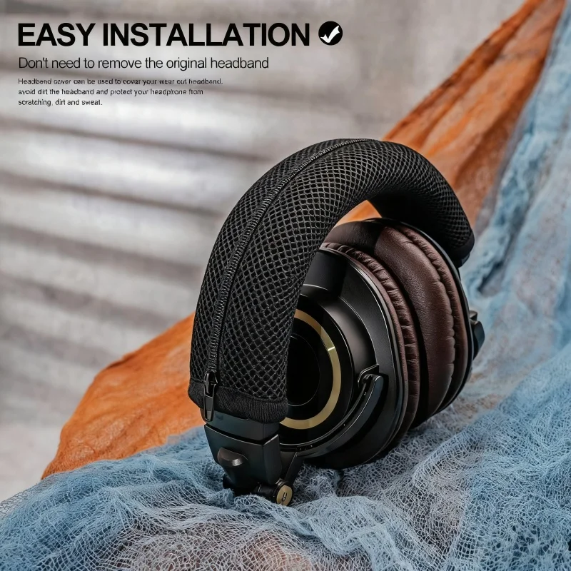 For Audio-Technica ATH-M50X Over-ear Headphones , Soft Headband Protector Crossbar Cover & Replacement Headband Cover #1