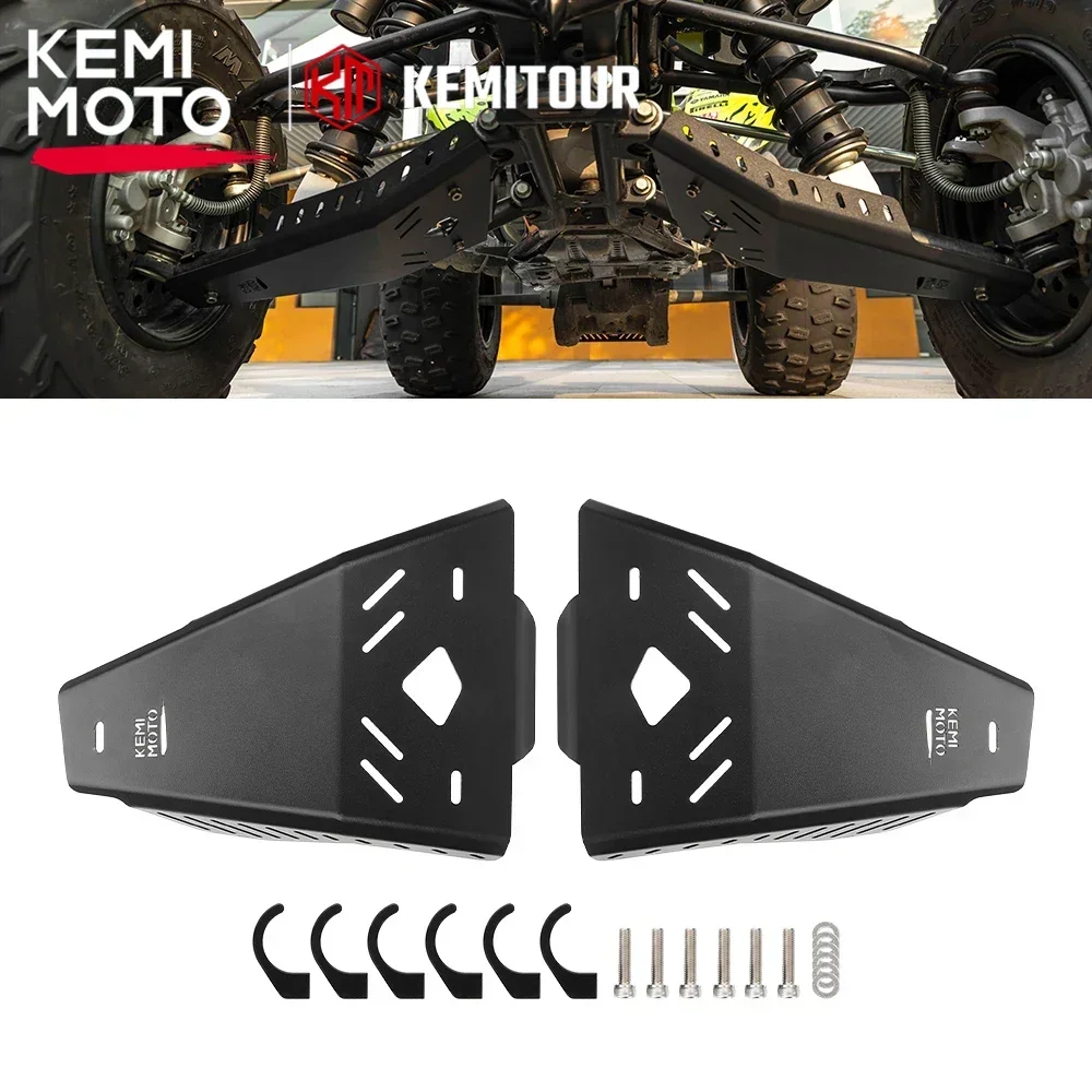 

KEMIMOTO ATV A-Arm Guard Cover Protector Compatible with Yamaha Raptor 700 700R 2006-2024 for Kawasaki KFX400 for Honda TRX400EX