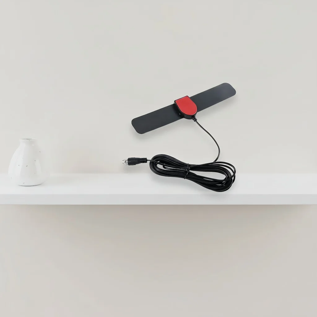 High Quality Indoor TV Antenna, DVB-T2 ATSC 1080P Digital Amplifier with High Gain Satellite Receiver Built-in