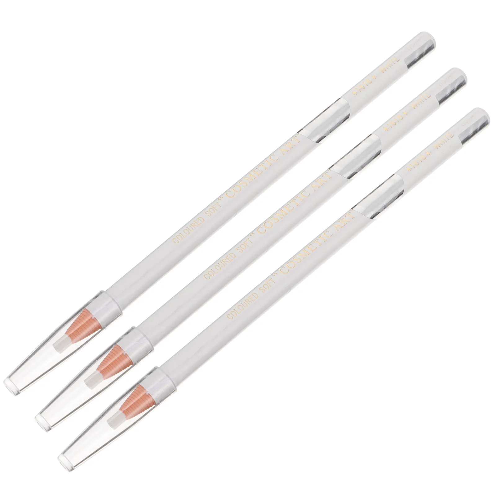 Crayon à sourcils blanc, Eyeliner Peel-Off, imperméable, surligneur longue durée, stylo de maquillage pour ombre à paupières précise, 3 pièces