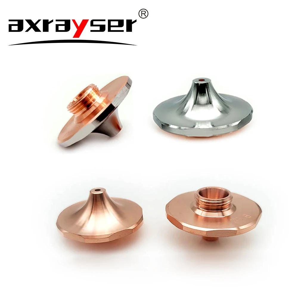 HANS Laser Nozzles DX DE Double Layer Chrome Plated D28 M11 for CNC Fiber Cutting Machine Parts