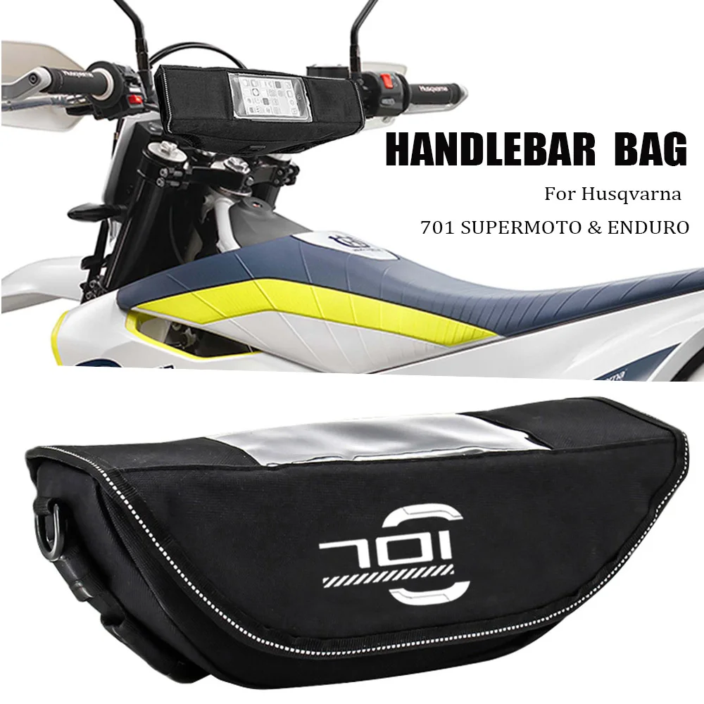 Motorcycle Accessories For Husqvarna 701 SUPERMOTO & ENDURO Waterproof Bag Storage Handlebar bag Travel Tool bag