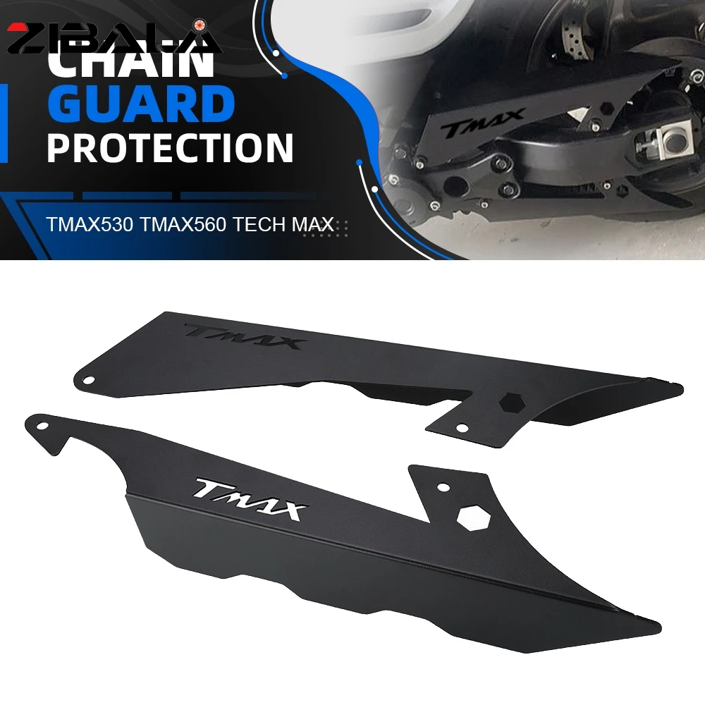 

CNC Chain Guard Cover Protector For Yamaha TMAX530 TMAX560 TMAX 530 560 Tech MAX 2017 2018 2019 2020 2021 Chain Decorative Guard