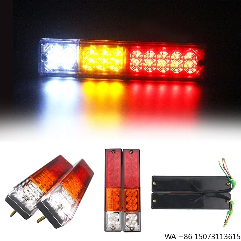 Hot Selling 20 LED Tri-Color Tail Light for Trailer Vehicle Ship Truck
