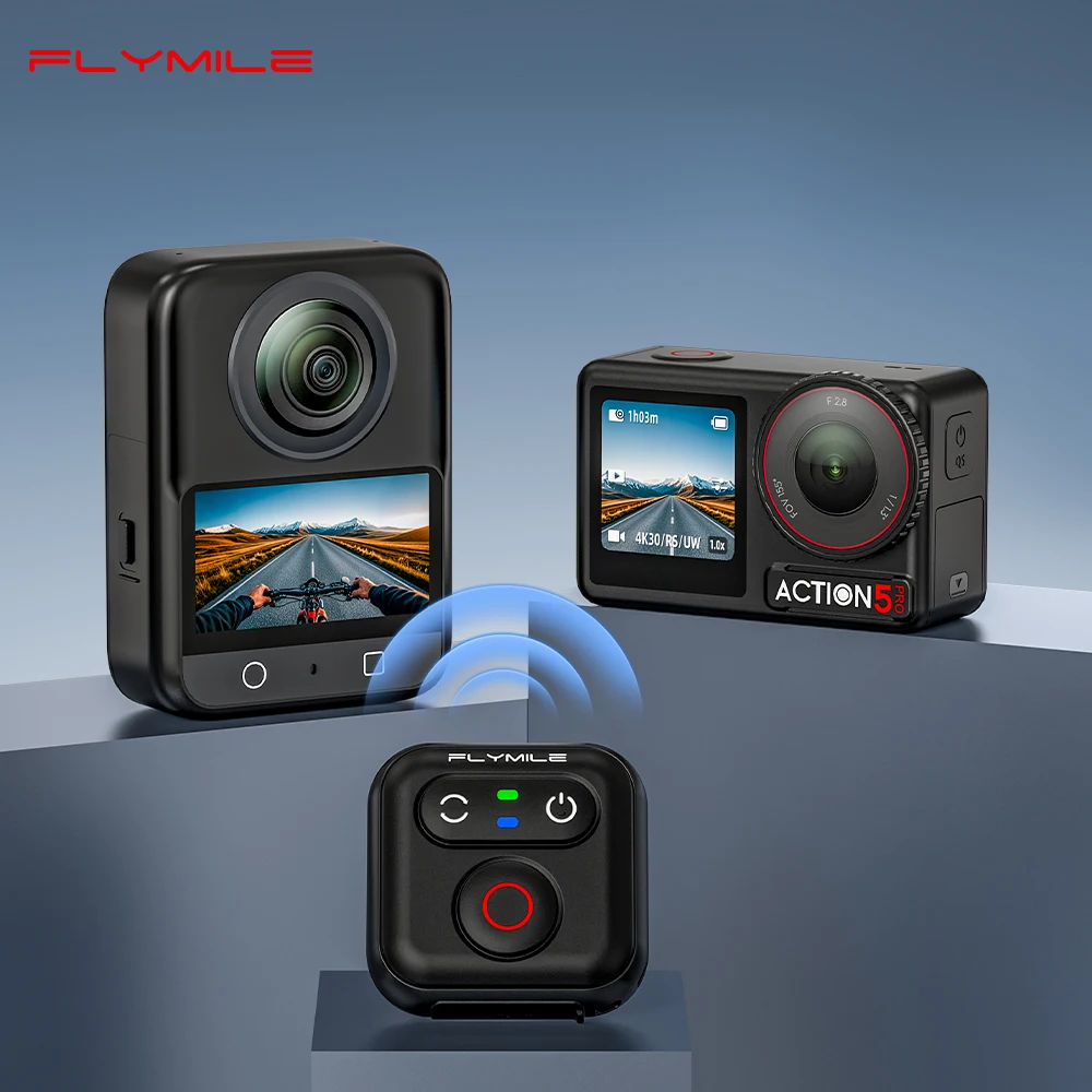 Bluetooth Remote Controller For Insta360 X5/X4/Ace Pro 2/Ace Pro Ios&Android Shutter Selfie Remote Controller