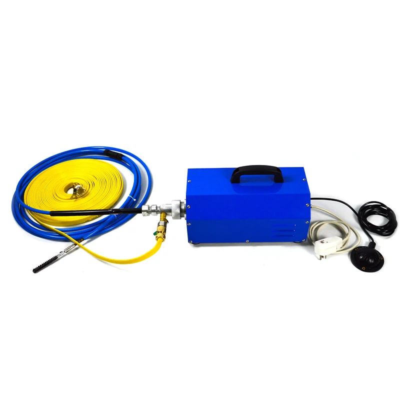 

0-1400rpm adjustment tube brush cleaning machine for chiller condenser tube cleaning