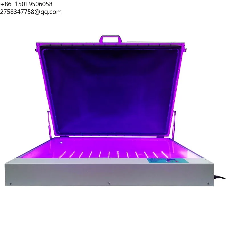 60x80cm 120W Vacuum UV Exposure Unit for Screen Printing Plate Making  LED Tubes Included