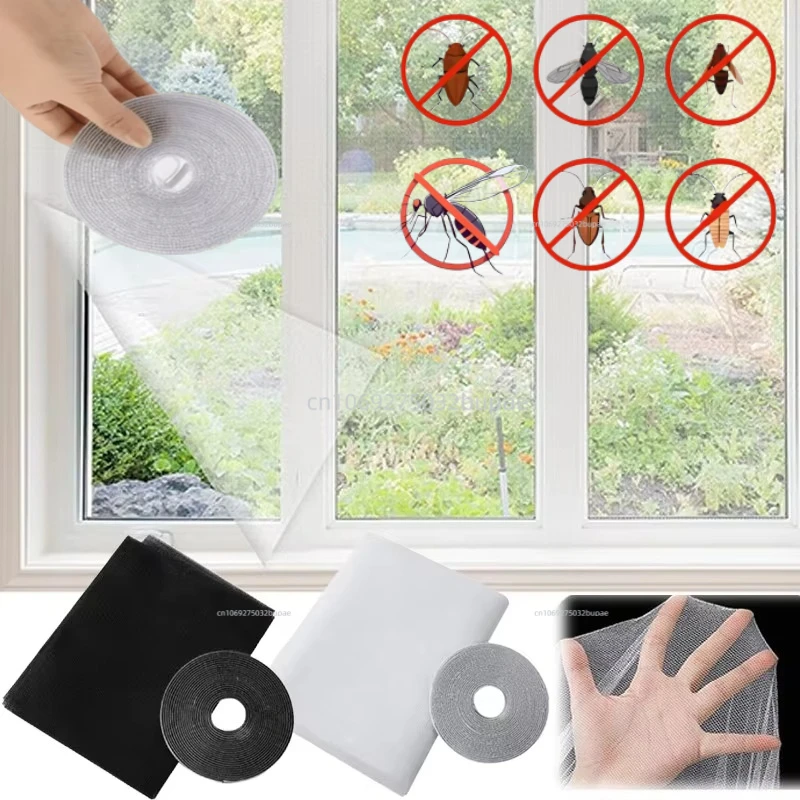 Anti Mosquito Net Indoor Insect Fly Mosquito Mesh Screen Curtain Home Protector Window Net High Quality Durable House Supplies