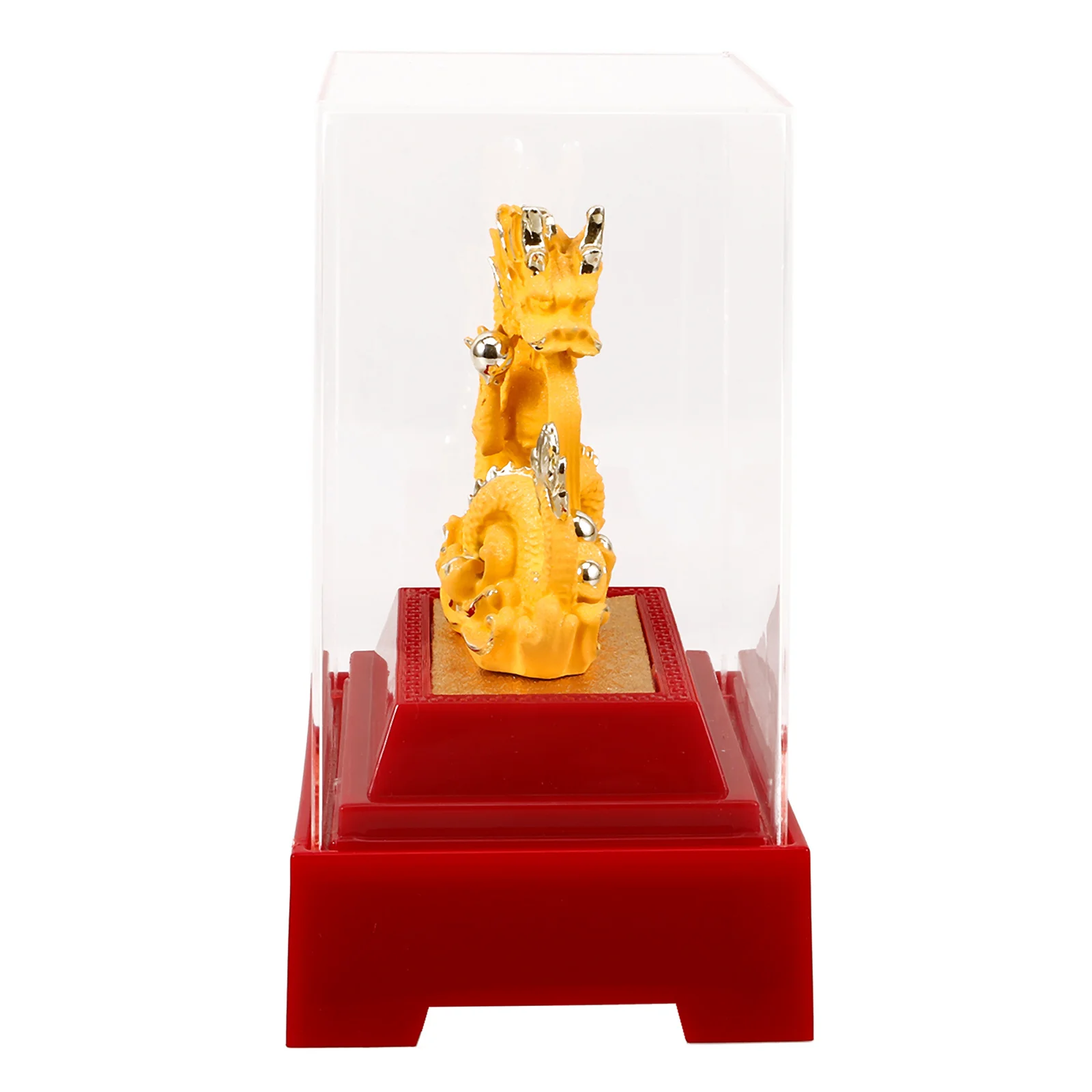 

Dragon Statue Zodiac Ornaments Chinese Animal Statues Desktop Decor Resin Office