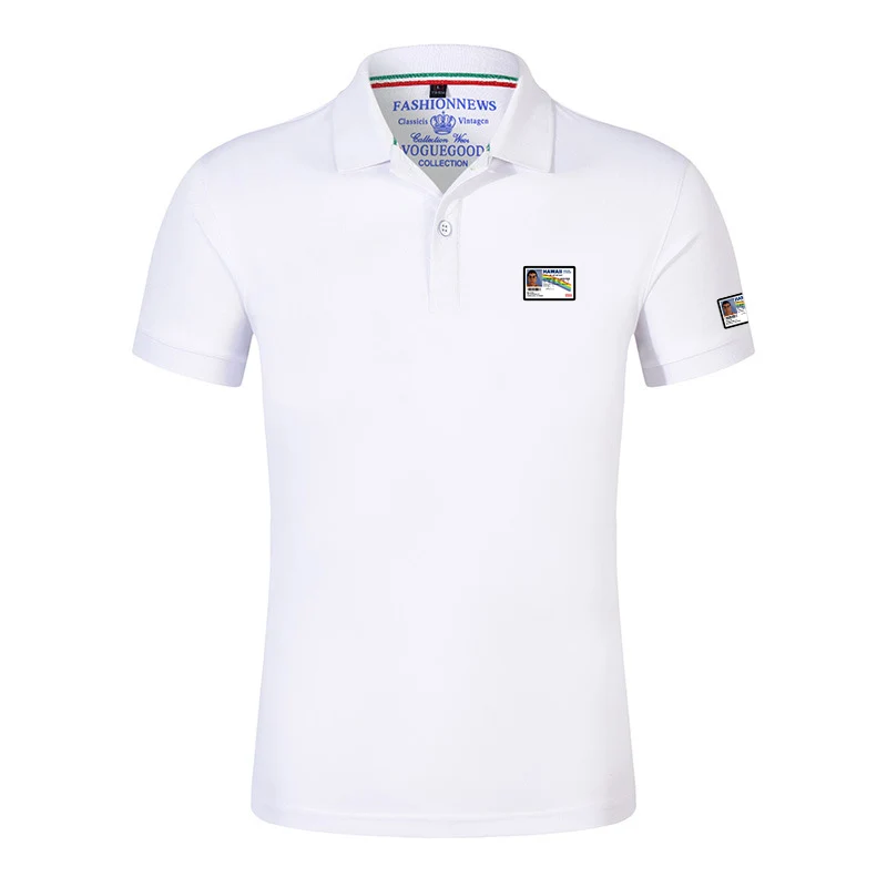 2025 Funny McLovin ID Print Men's Summer Outdoor Leisure POLO Shirt Outdoor Sports Short Sleeve Breathable Comfortable Top