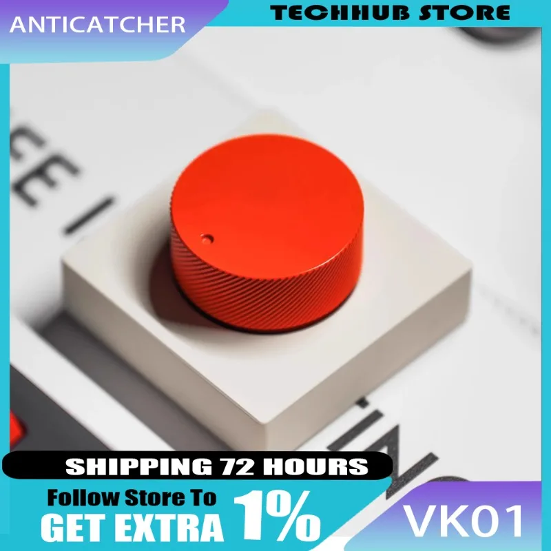 

Anticatcher Vk01 Настольная ручка Беспроводной переключатель Bluetooth-клавиатура Пользовательская ручка громкости Алюминиевый сплав Аксессуары для компьютерных игр