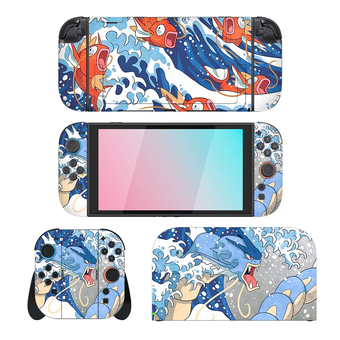 New Cartoon Protector Sticker Skin for Nintendo Switch 2 Console Dock Charger Stand Holder Joy-con Controller Vinyl