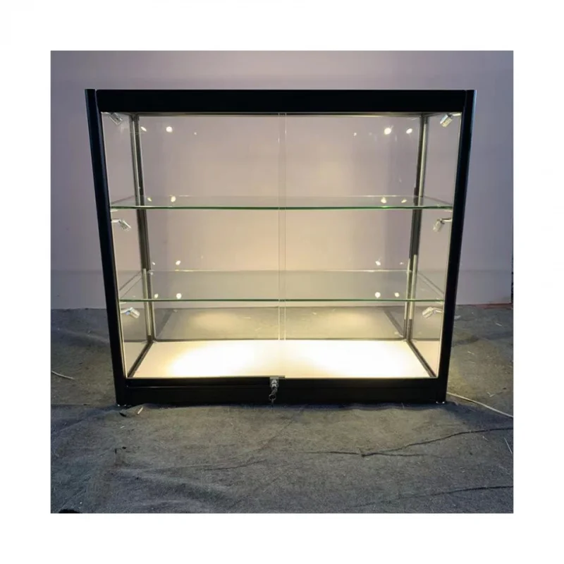 

custom.Smoke Shop Display Counter with Adjustable Shelves Glass Display Retail Store Display Showcas