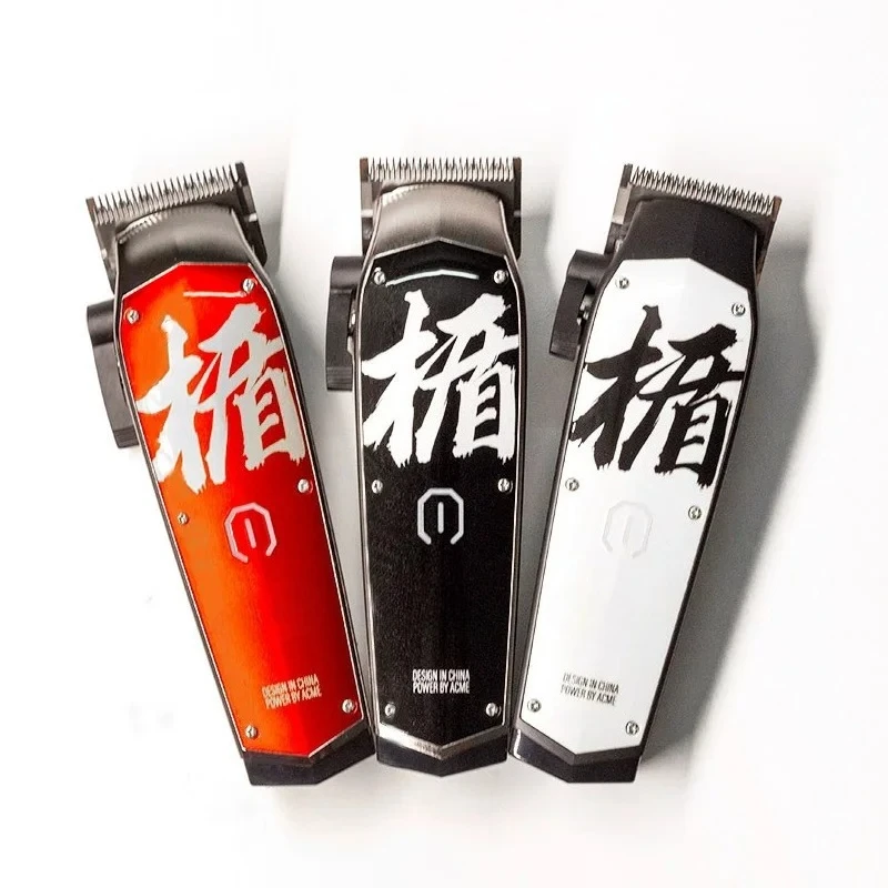 M10 + oil head electric push and cut hair salon special dual-purpose graffiti three-color cross-border hair clipper