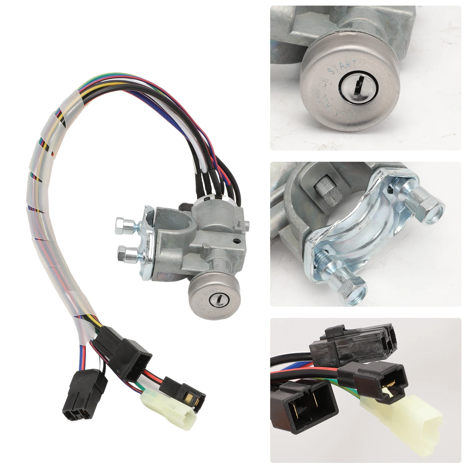 UB3976290 Ignition Switch Lock Cylinder with Wire & Keys For 1986-1993 Mazda Pickup Ignition B2000 B2200 B2600 UB39-76-290